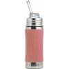 Pura nerezová fľaša so slamkou 325 ml (Rose)
