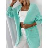 Fashionweek Dámsky pletený kardigán UB-CLEMENCE Farba: mentolová, Veľkosť: Universal