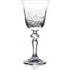 Bohemia Crystal Brúsené poháre na víno Laura 1S116 26008 6 x 170 ml