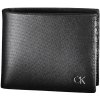 Čierna kožená peňaženka Calvin Klein, pánska RFID 11 x 9 cm