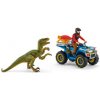 Schleich 41466 Útěk před velociraptorem na čtyřkolce