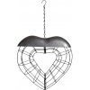 marka niezdefiniowana KOVOVÉ KRMÍTKO PRE VTÁKY NA TUKOVÉ GUĽKY - SRDCE 25 X 25 X 7 CM *7960