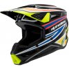 prilba S-M3 WURX ALPINESTARS kids black/yellow fluo/blue/red 2025 Veľkosť: M, Veľkost: M