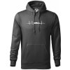 EKG formula - Mikina pánska Cape s kapucňou - 4XL ( Tmavá bridlica (sivá so zeleným nádychom) )