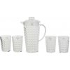 Džbán / poháre plast pr.13/V25,5cm