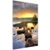 Vertikálny foto obraz sklo tvrdené Jazero 50x100 cm