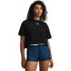 Dámske tričko Under Armour Rival Boxy Tee Solid Black/White M