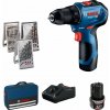 Bosch Set GSR 12V-30 + 2 Ah aku + 39 ks príslušenstva + taška 06019G9001
