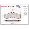 Sada brzdových platničiek, vždy 4 kusy v sade BREMBO P 50 028 (P50028)