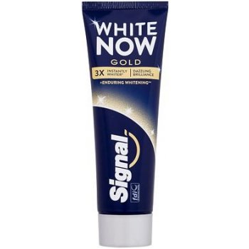 Signal White Now Gold Zubná pasta pre žiarivejšie zuby 75 ml