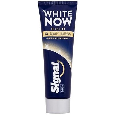Signal White Now Gold zubní pasta pro zářivější zuby 75 ml