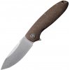 ! Petrified Fish PFB01 Terra Stonewashed D2 Brown Micarta PFB01BRW
