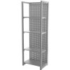 AHProfi Kovový regál s dierovanou doskou, 680 x 458 x 2000 mm - MTJA680
