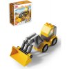 Stavebnica bager – nakladač (9 dielikov) z veľké kocky pre deti od 3 rokov