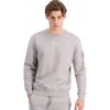Alpha Industries Organics EMB Sweater mikina pánska Organic Grey Farba: šedá, Veľkosť: 3XL