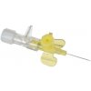 Vasofix Safety Pur 24 G i.v. kanyla s portom a krídielkami 0,7 x 19 mm žltá, 50 ks