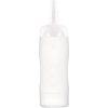 ARAVEN Stláčacia fľaša, LDPE, ø: 70 mm, výška: 193 mm, obsah: 0,35 L, biela