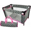 shumee Posteľ pre bábiky Alice Grey a Pink Stars