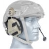 Earmor taktická náhlavná súprava EARMOR M32 pre prilby - COYOTE TAN