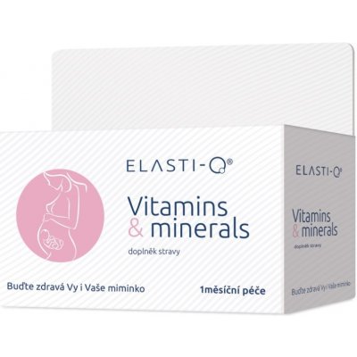 Elasti-Q Vitamins & Minerals tablety pre tehotné a dojčiace ženy 30 tbl