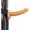 RealRock Hollow Strap-On 9″ telové unisex strap-on postroj s dildom 25 x 5 cm