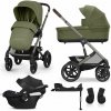 CYBEX Kočík kombinovaný 4v1 Talos S Lux TPE Moss Green - khaki Gold + Cybex Aton B2 i-Size