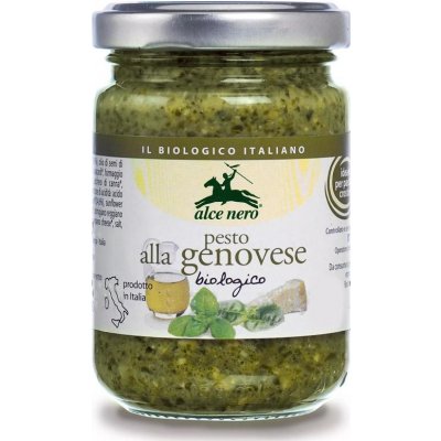 Alce Nero Bazalkové Pesto Bio 130 g