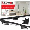 Magnetické lištové osvetlenie 2x lišta 1m + 6x reflektorová lampa LED