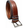 Max Original Leather pánsky kožený opasok 10 (M/105-120 cm) - Tobacco - M/105-120