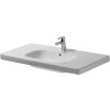 Duravit D-Code umývadlo 105x48 cm obdĺžnik klasické umývadlo-umývadlo na nábytok-umývadlo s doskou biela 03421000002