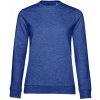 B&C Dámska mikina cez hlavu WW02W Heather Royal Blue M