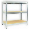 Pozinkovaný regál Biedrax 50 x 75 x 120 cm - 3 police MDF