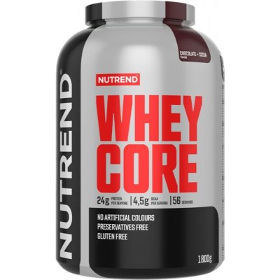 Nutrend Whey Core 1800 g, jahoda