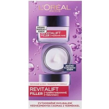 L'Oréal Paris Revitalift Filler denný krém 50 ml + nočný krém 50 ml darčeková sada
