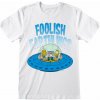 The Simpsons tričko Foolish Earthlings white