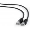 Gembird PP12-5M/BK patch RJ45, cat. 5e, UTP, 5m, čierný