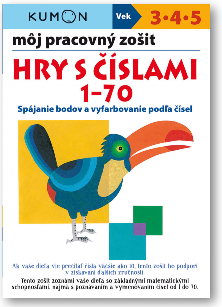 Hry s číslami 1 - 70 môj pracovný zošit