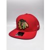 Fanatics Pánská kšiltovka Chicago Blackhawks NHL A/CAP Structured Mid Crown Adjujtable Square Visor Snapback