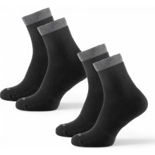 Zulu ponožky Everyday 200M 2-pack čierna/sivá