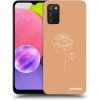 Picasee silikónový prehľadný obal pre Samsung Galaxy A02s A025G - Peonies