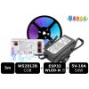 Programovateľný set RGB-IC LED pásika WS2812B COB, IP20 | WLED.sk