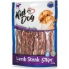 Maškrta KID DOG Jahňací steak v prúžku pre psy 250g