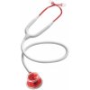 MDF 747xp Deluxe Dual Head Stetoskop pre internú medicínu red white