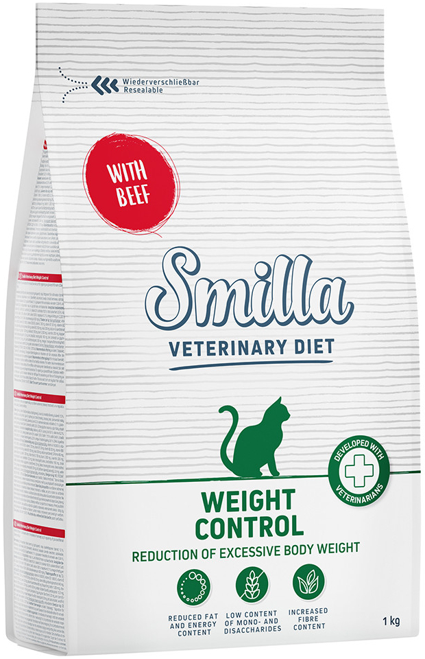 Smilla Veterinary Diet Weight Control Beef 1 kg