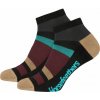 pánske ponožky HORSEFEATHERS ROW SOCKS Burgundy 44-47