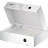 Archívny box, A4, 80 mm, recyklovaný kartón, otváranie smerom nahor, LEITZ 