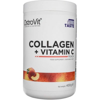 OstroVit Kolagén + Vitamín C 400 g broskyňa