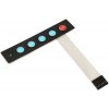 Klávesnica membránová 1x5 pre Arduino