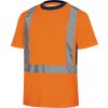 Delta NOVA Unisex reflexné tričko fluo oranžová 3xl