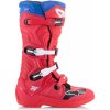 Boty TECH 5, ALPINESTARS (červená/modrá/bílá/černá, vel. 42)